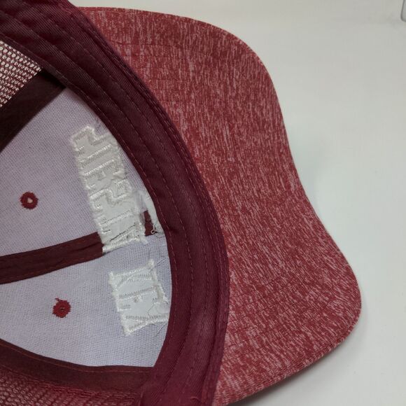 Siesta Key Florida Snapback Mesh Back Trucker Hat Red One Size 6 Panel - Picture 7 of 8